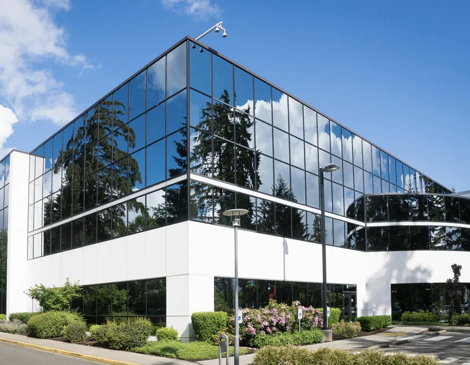 A commercial building