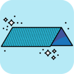 An Icon of a sparkling clean roof